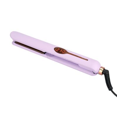 China Infrared function and adjustable temperature Hair straightener with rapid heating function Infrared multiple  regulation Hair iron with LED display for sale