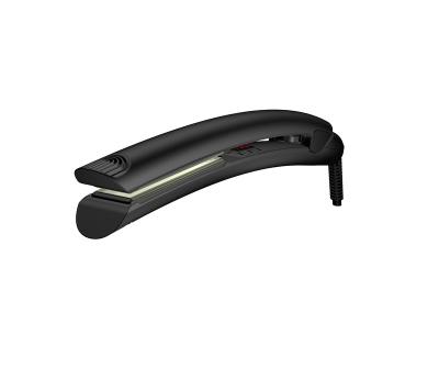 China Max 230â„ƒ Curved ceramic Flat iron Ergonomic shape Hair Straightener for sale