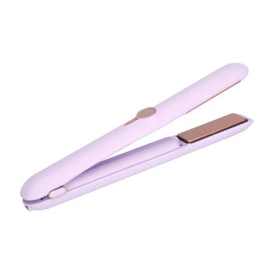 China Hinge lock for better storage Type-c charging cord Rechargeable  Cordless flat iron 21700 battery 4500mAh  40mins styling time  with LED Display for sale