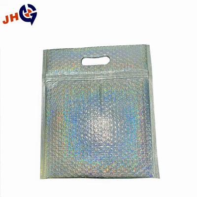 China Exquisite And Meticulous Bubble Bag Compound Clothing Bag Compound Zipper Express Bubble Bubble Bag Custom Logo for sale