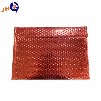 China Tearproof Red Co Extruded Bubble Bag Composite Bubble Film Customized Cosmetic Packaging Thickened Buffer Bubble Bag for sale