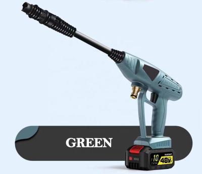 China Car Cleaning Professional High Pressure Washer Battery Washer Gun Rechargeable Durable Car Washer for sale