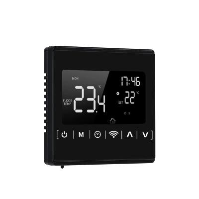 China Underfloor Heating Water Temperature Controller LCD Touch Screen Floor Heating Termostato WiFi Flexible Electric Remote Smart Thermostat for sale