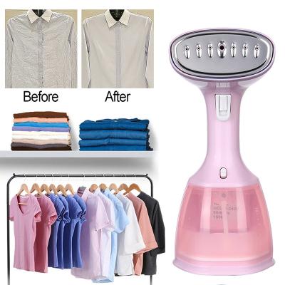 China Amazon Hot Sale 1500W Mini Portable Home Traveling For Hotel Handheld Cloth Clothes Ironing Steam Iron Garment Steamer for sale