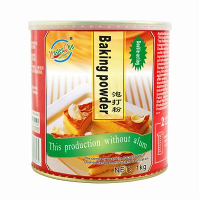 China Sift the baking powder directly into the flour. Wholesale Price 1 Kg Can Alum Free Bread Promoter Rapid Reaction Baking Powder for sale