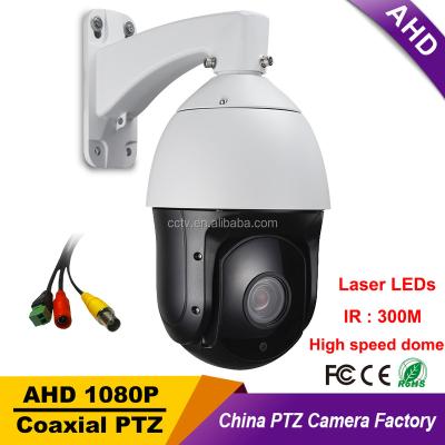 China Outdoor Security Waterproof/Waterproof Full HD AHD 1080P 2.0MP High Speed ​​Dome PTZ CCTV Camera 20X Optical ZOOM IR 300M Auto Focus IP66 Pan/Tilt IRCUT for sale