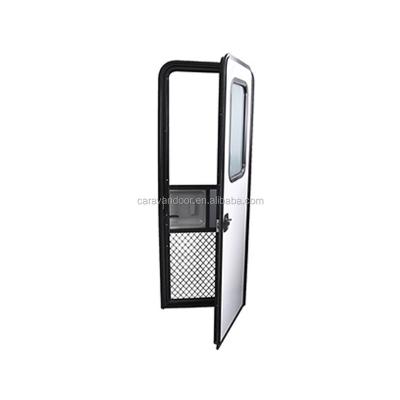 China Professional customized body accessories design vertical air vent hinged caravan safe door, rv entry door for sale