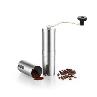 China Modern Home Manual Stainless Steel Coffee Grinder Ceramic Burrs Coffee Grinder With Adjusting Settings for sale