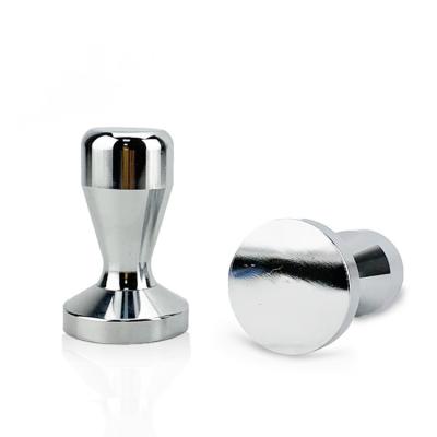 China Stainless Steel Coffee Press Hammer 51mm Coffee Tamper Household Durable Solid Base Coffee Press Tamper for sale