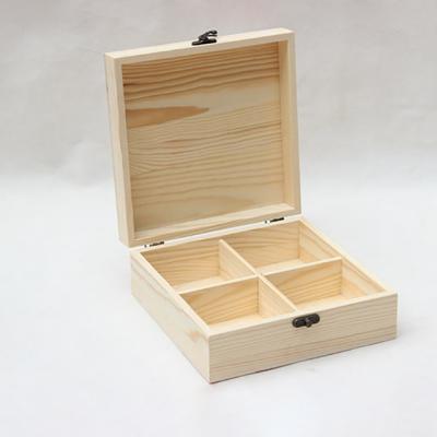 China Sustainable Luxury Customized Wooden Tea Bag Storage Box for sale