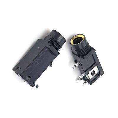 China audio & Video 4 Pin 6.35mm Stereo PCB Mount Audio Female Telephone Socket for sale