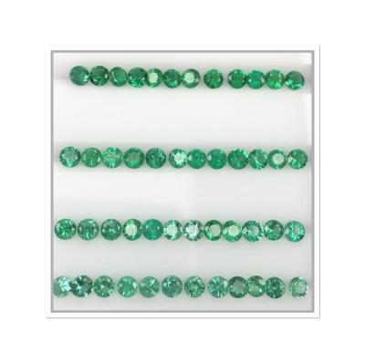 China Natural Emerald from Emerald Newest Diamond Cut Round Zambia by Takat for sale