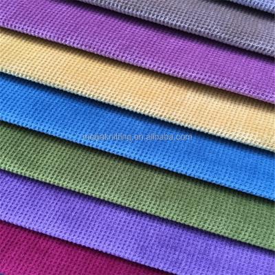 China 100%polyester plain upholstery burnout hometextile fabric for sale