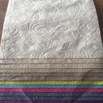 China Embossed Simple Lightweight On FDY Dyed Sofa Fabric Home Textile for sale