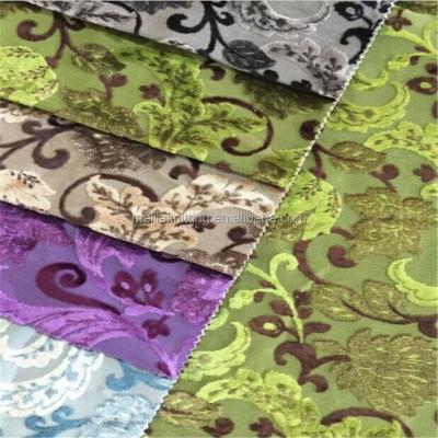 China Simply two tone jacquard velvet fabric for sale