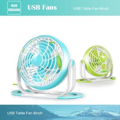 China USB Link mini 2 in 1 custom computer table size desk usb fan with three blades for sale