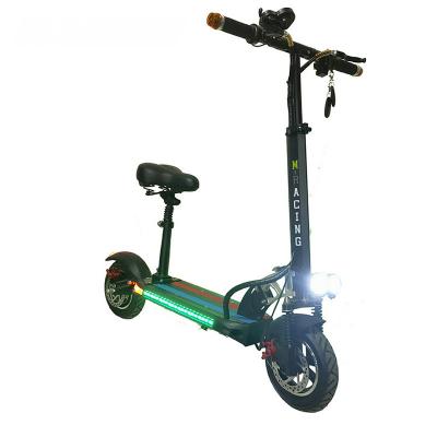 China 10 Inch LED Lantern Skateboard Lithium Battery Folding Bicycle Electric Bicycle 360*310*1210mm for sale