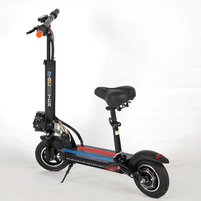 China new 48V800W electric scooter 10 inch electric folding electric bicycle 10 - 20Ah for sale