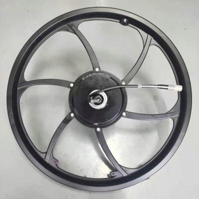 China Single Wheel 20inch BLDC Hub Motor Speed ​​Motor With Aluminum Alloy Wheel 24v36v48v500W For Electric Scooter Bicycle Lithium MTB Bike for sale