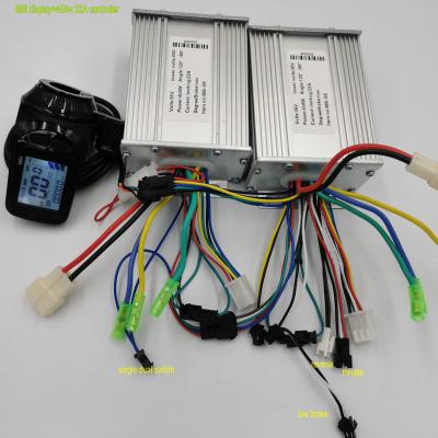 China Dual 1*LCD Display 886+2*BLDC Motor Driven 24V36V48V60V400W-5000W Controllers For Electric Scooter Motorbike MTB Atv Snowmobile 886 for sale