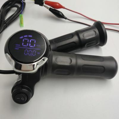 China LCD Display 24v36v48v60v+Lock/Key+Rolling Grips Throttle Throttle Electric Scooter Bicycle MTB Tricycle Diy Part PBEV801AN for sale