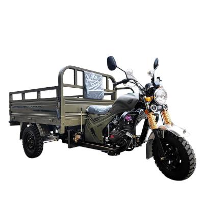 China Hot Sale Three Wheel Motorcycle Scooter Tricycle Gasoline Type Cargo Motorcycle Moped Cheap Cargo Box Tricycle 150 200cc for sale