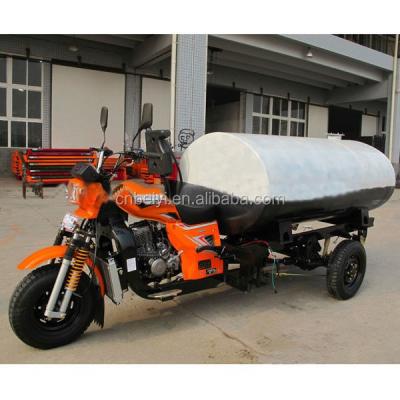 China Rustproof 3 Wheeler Cargo Motorcycle With Water Tank With Electrophoretic Paint for sale