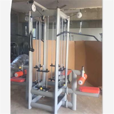 China Q235 Steel Tube 4 Multi Station Jungle Multi Functional Trainer Gym Equipment 4 Stack Multi Station Gym Equipment for sale