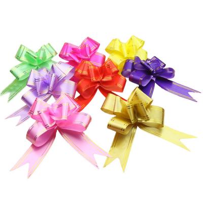 China Best Selling Tinsel Christmas Hand Wreath With Bowknot Glitter And High Quality for sale