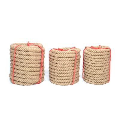 China DIY hand knitting lots of sisal rope jute rope twine hemp hot sale natural gardening rope for sale