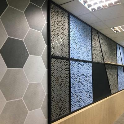 China Highly Effective Sound Absorption Acoustic Panels Sound Proof Padding , Absorbing Sound For Wall Decoration Soundproof Pads Sound Deadening Panels for sale