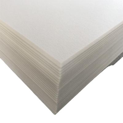 China Highly Efficient Sound Absorption 300*300*9mm Panel Polyester Fiber Acoustic Soundproof Panel Wall Decoration Acoustic White Panel for sale