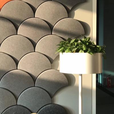 China Customized 3D Decoration Hexagon Sound Absorption Sound Absorption Indoor Hexagon Pet Acoustic Panel Highly Effective Customized Acoustic Panel for sale