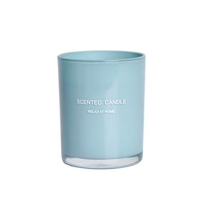 China Wholesale High Quality Soy Luxury Transparent Glass Wax Bottom Air Freshener Fashion Scented Candle for sale