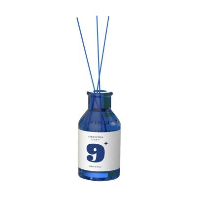 China Chinese Madden 2022 Hot Selling High Quality Reed Diffuser Glass Bottle Home Air Freshener Gift With Rattan for sale