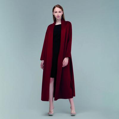 China Factory Super Soft Manufacturing Customized Women Winter Clothes Ladies Cashmere Wool Coat for sale