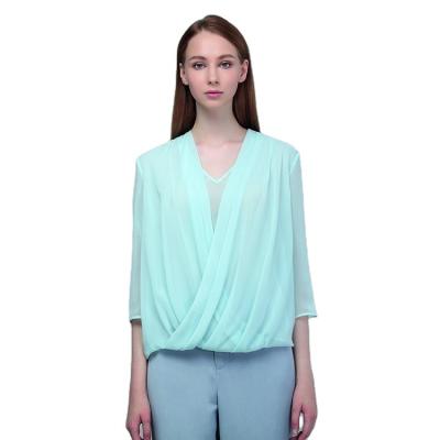 China Wrinkle Free And Super Soft Women Plus Size Designer Spring Blouses Shirts 2021 for sale