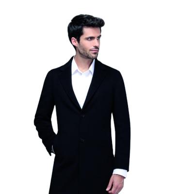 China High quality viable men's long cashmere shearling coat for winter for sale