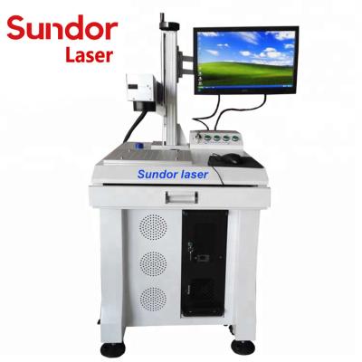 China Sundor Promotion 50W Fibre Laser Stainless Dynamic 20W 30W Fiber Laser Printer Marking Machine Price For Metal for sale