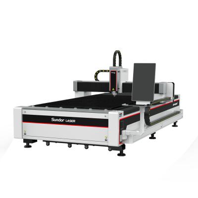 중국 Sundor 1000w Metal fibre aluminum laser cutting machine metal price for sale 판매용