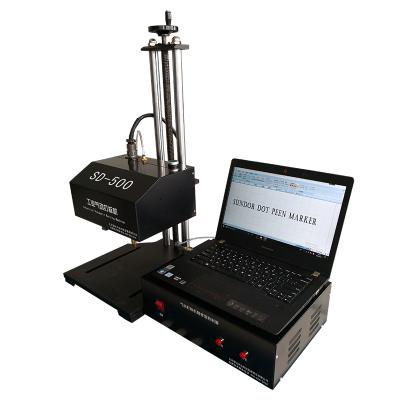 中国 Portable Code Marking Pneumatic Dot Peen Marking Machine For Metal And Some Hard Plastic 販売のため