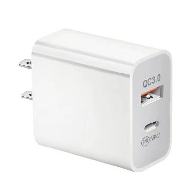 China Mobile Phone 18W Palladium USB Type C Wall Charger Travel Power Adapter QC 3.0 Quick Fast Charger AU/US/EU/UK Plug For iPhone For Samsung for sale