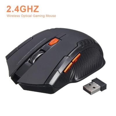 China 2000DPI 2.4GHz Optical Gaming Mouse Wireless Gamer For PC Gaming Laptops Optoelectronic Gaming Wireless Mice With USB Receiver for sale