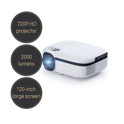 China Short Throw Custom Made ABS 720P Full Hd Usb Projector Portable Movie Home Theater Wifi Led Proyector for sale