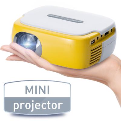 China USB LED Mini Projector 640*360 Short Throw Media VCR LCD Display Audio Portable Home Projectors Proyector for sale