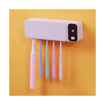 China White Toothbrush Sterilizer Bathroom Accessories Toothpaste Disinfection Sanitizing Toothbrush Sterilizer for sale