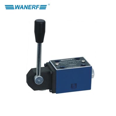 China WANERF NG6 Manual Casting Iron Valve With Manual Hydraulic Detent 4WMM 6 /F Valve for sale