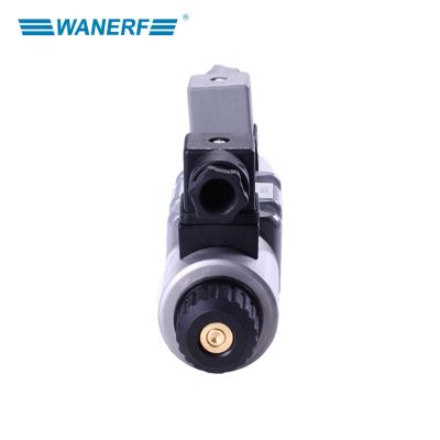 China WANERF Casting Iron Solenoid Valve 12v 24v 110v 220v 2 Way Directional Hydraulic Solenoid Valves for sale