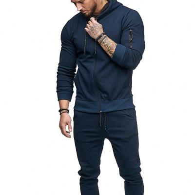 China Breathable Men Hoodies Sweatshirt Crewneck Pocket Zipper Hoodie For Up Wear Mens Gym Custom Sweatshirts Sport Suit for sale