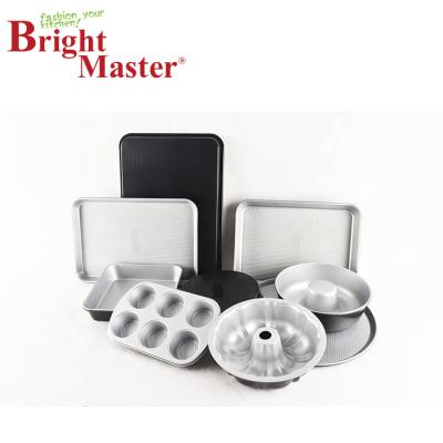 China Viable Kitchenware Bakeware Nonstick Set Cake Pan, Roaster Pan, Square Cake Pan, Round Pan, Pizza Pan, Muffin Cake Pan for sale